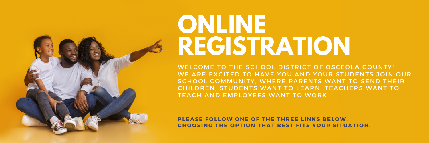 Online Registration. Please follow one of the three links below, choosing the best option for you. 